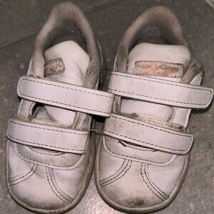 three stripes sneakers size 5 baby